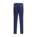 Brunello Cucinelli - Blue Wool Casual Pants