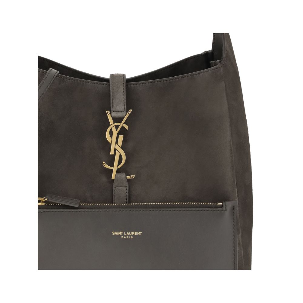 Saint Laurent - The Le 5 à 7 suede Shoulder Bag