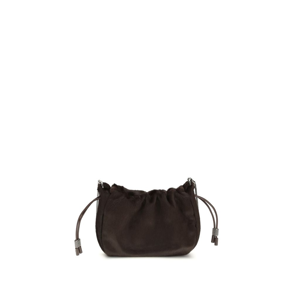 Brunello Cucinelli - The Mellow mini Ponyhair Shoulder Bag