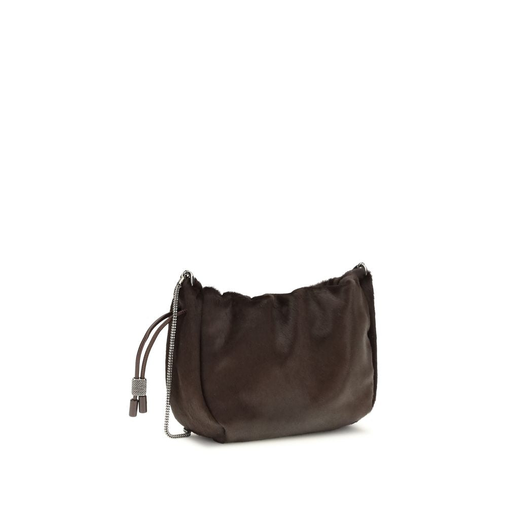 Brunello Cucinelli - The Mellow mini Ponyhair Shoulder Bag