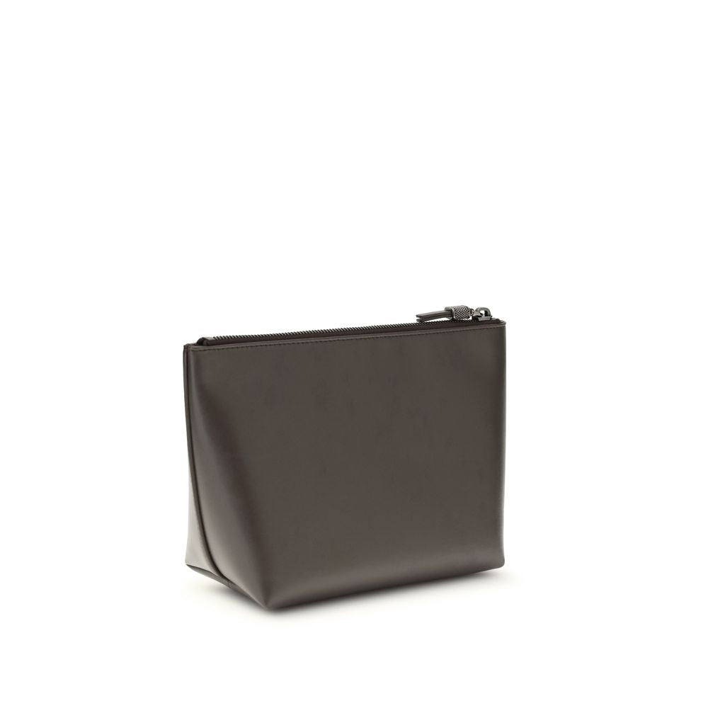 Brunello Cucinelli - Brown Calf Leather Bos Taurus Accessories