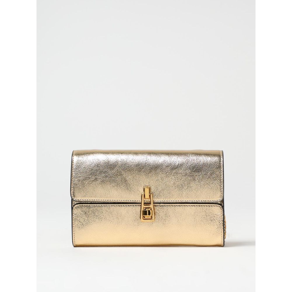 Coccinelle – Gold Leather Handbag