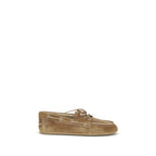 Miu Miu - The delavé suede unlined Loafers