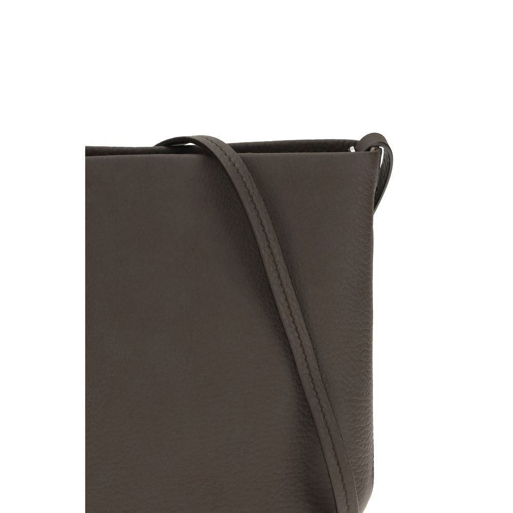 The Row - Brown Calf Leather Bos Taurus Shoulder Bag