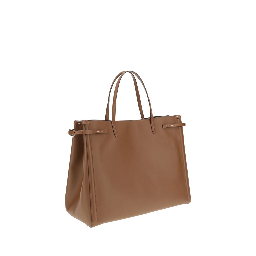 Valentino Garavani - Brown Calf Leather Bos Taurus Shoulder Bag