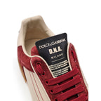 Dolce & Gabbana - White Leather Low Top Sneakers
