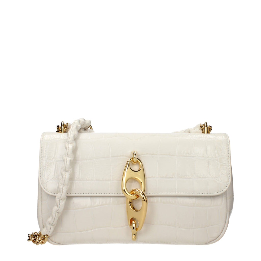 Tom Ford - White Leather Shoulder Bag