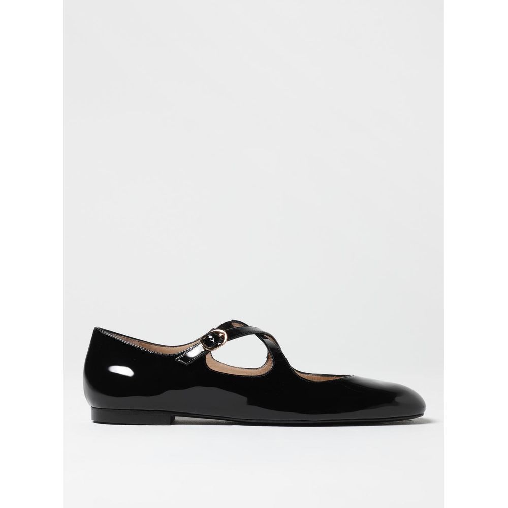 Stuart Weitzman - Black Patent Leather Ballet Flats