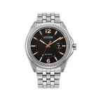 Citizen - Gray Stainless Steel Dress Watch
