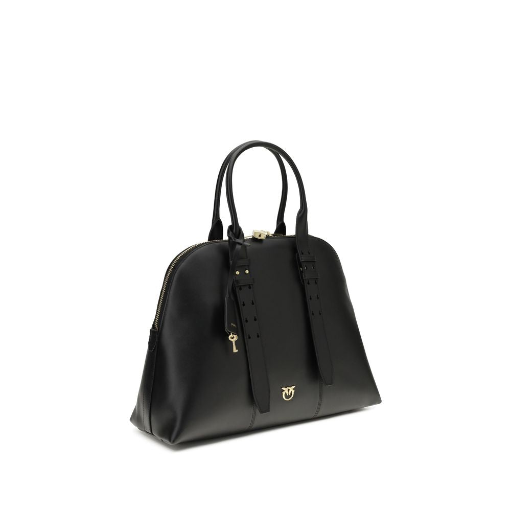 PINKO - The Escape Bag maxi leather bowling Bag