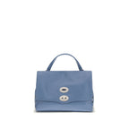 Zanellato - Blue Calf Leather Bos Taurus Shoulder Bag