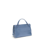 Zanellato - Blue Calf Leather Bos Taurus Shoulder Bag