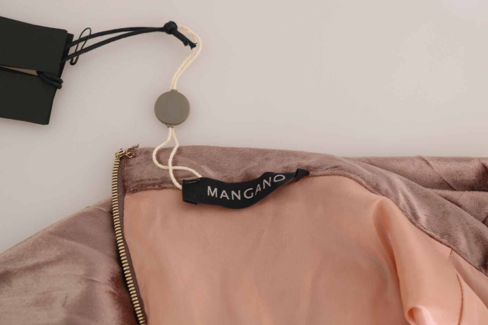 Mangano - Chocolate Viscose High Waist A-line Maxi Skirt