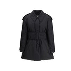 Burberry - Black Polyester Coat