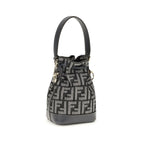 Fendi - Blue Fabric Backet Bag