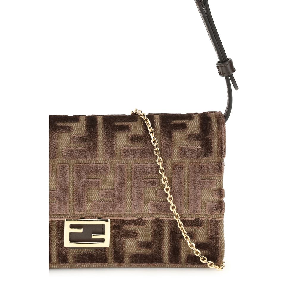 Fendi - The FF jacquard velvet Wallet