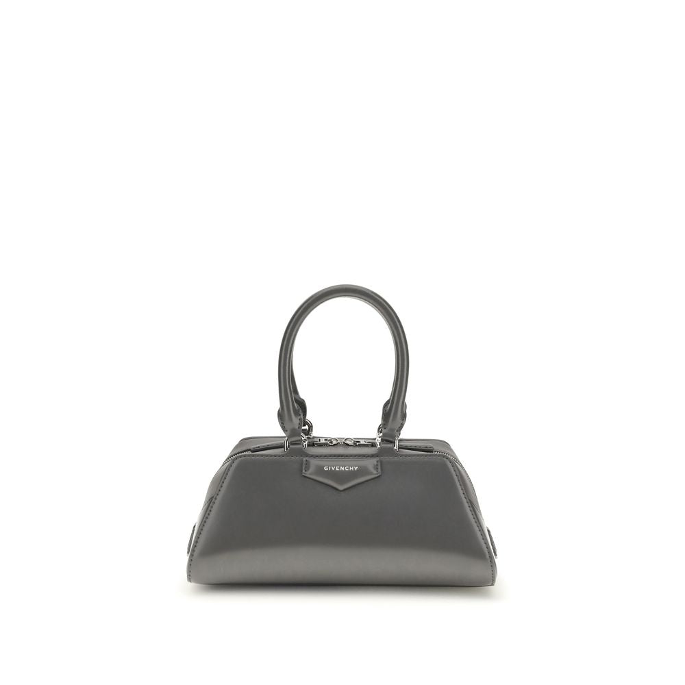 Givenchy - Gray Calf Leather Bos Taurus Handbag