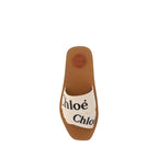Chloé - Cotton Woody Sandals