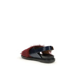 Marni - The fur-lined Fussbett Sandals