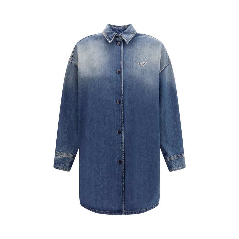 Prada - Blue Cotton Denim Jacket