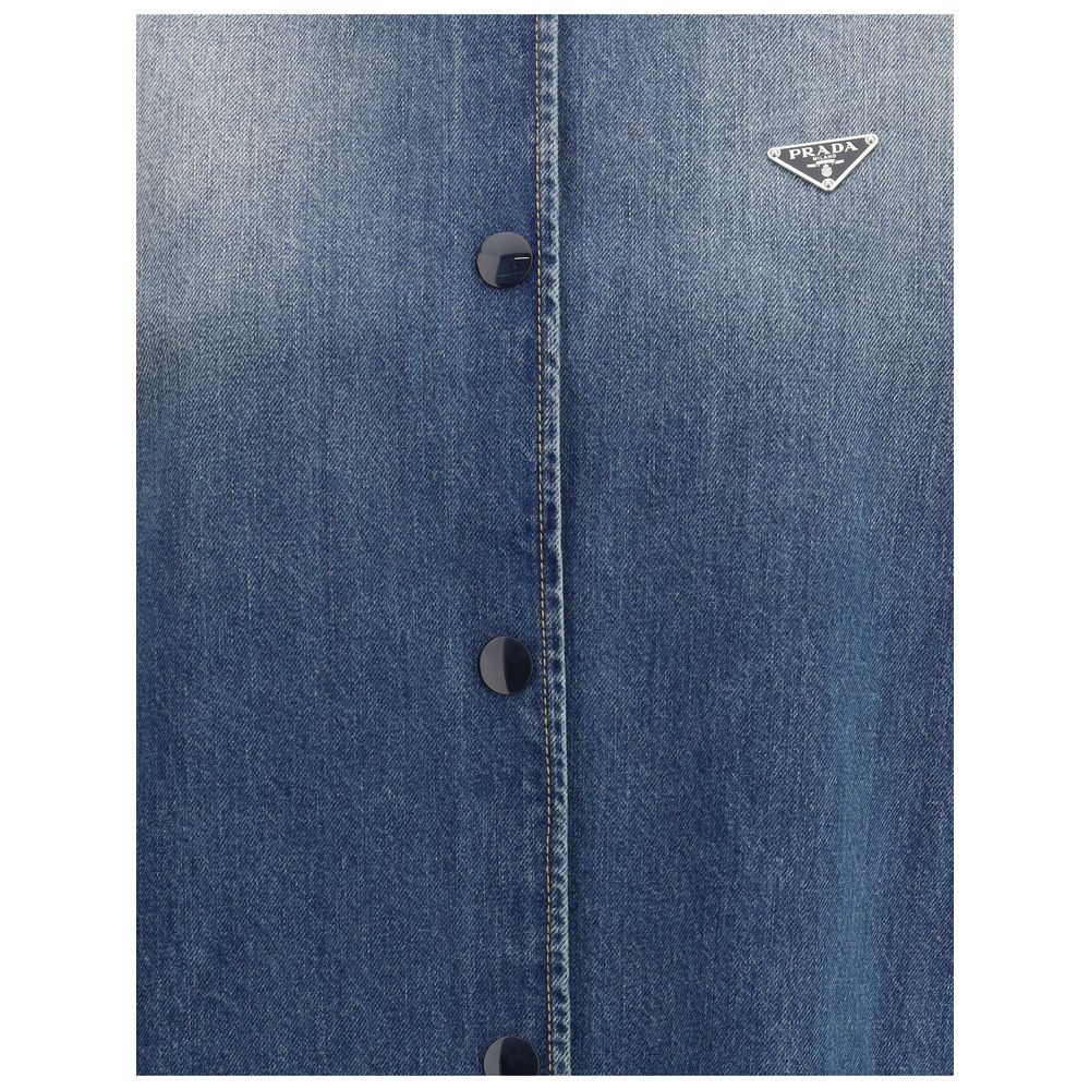Prada - Blue Cotton Denim Jacket