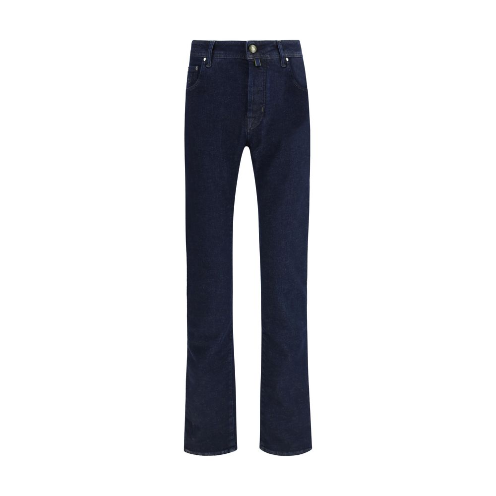 Jacob Cohen - Blue Cotton Slim Fit Jeans