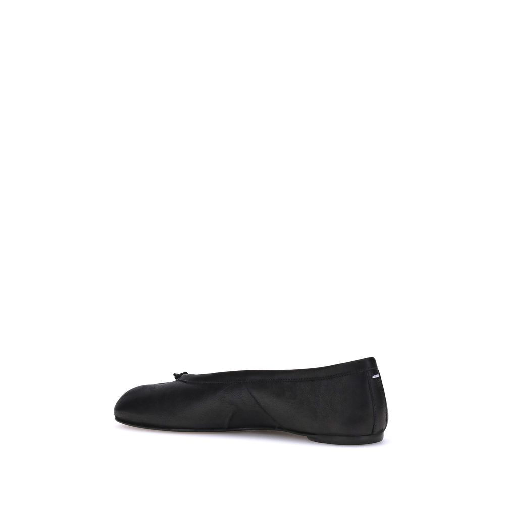 Margiela - Black Lamb Ovis Aries Aries Ballet Flats