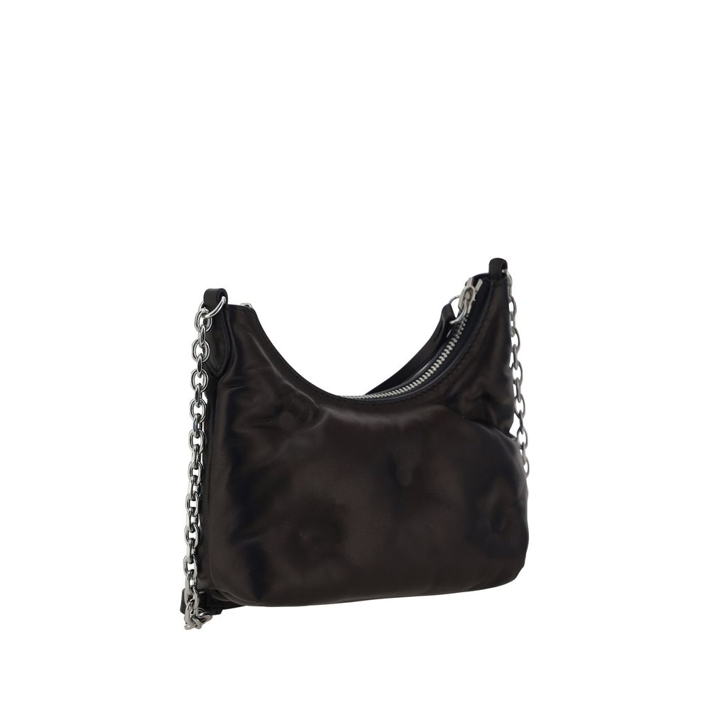 Maison Margiela -  Glam Slam leather Hobo Shoulder Bag