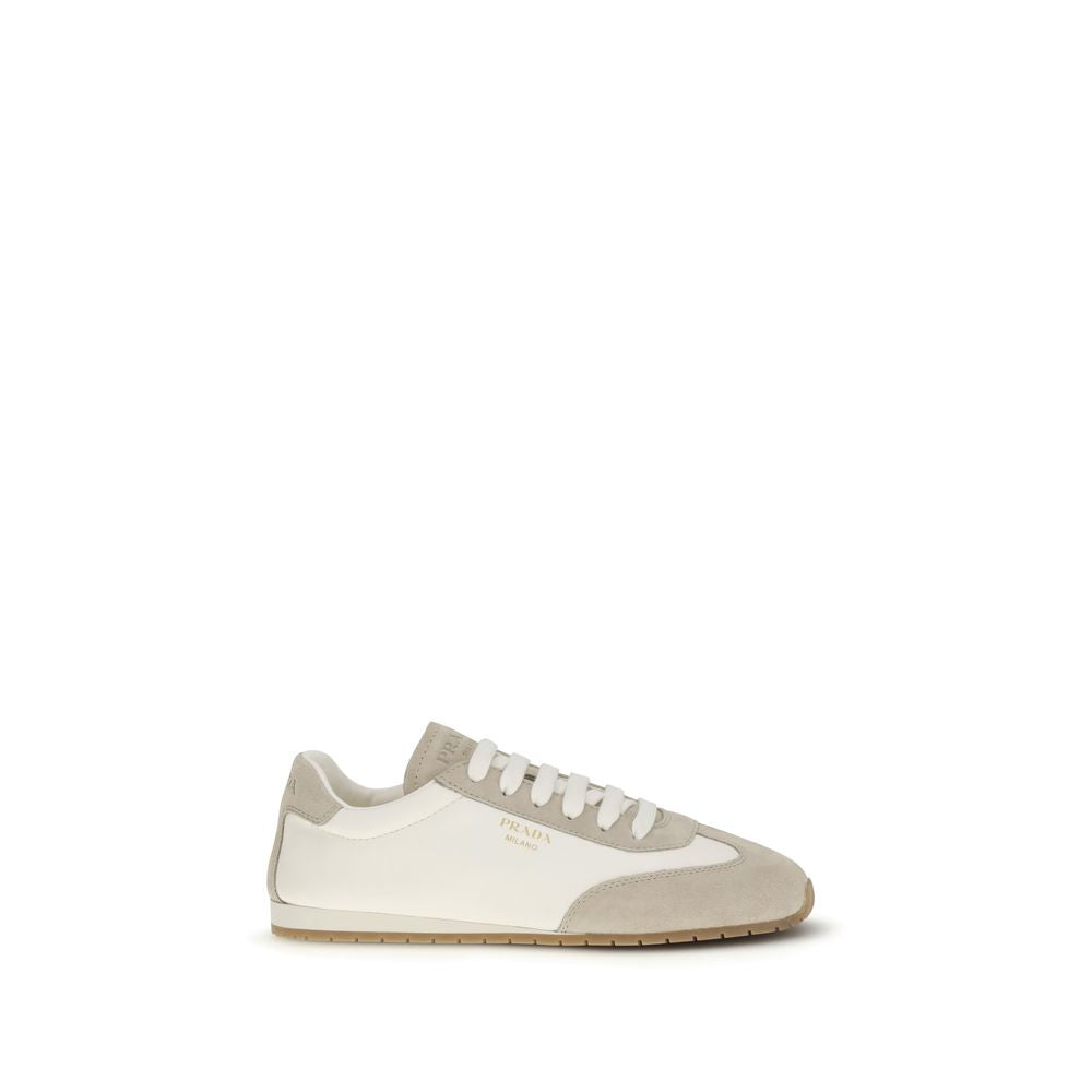 Prada - The nappa leather and suede Sneakers