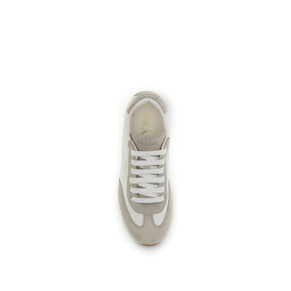 Prada - The nappa leather and suede Sneakers