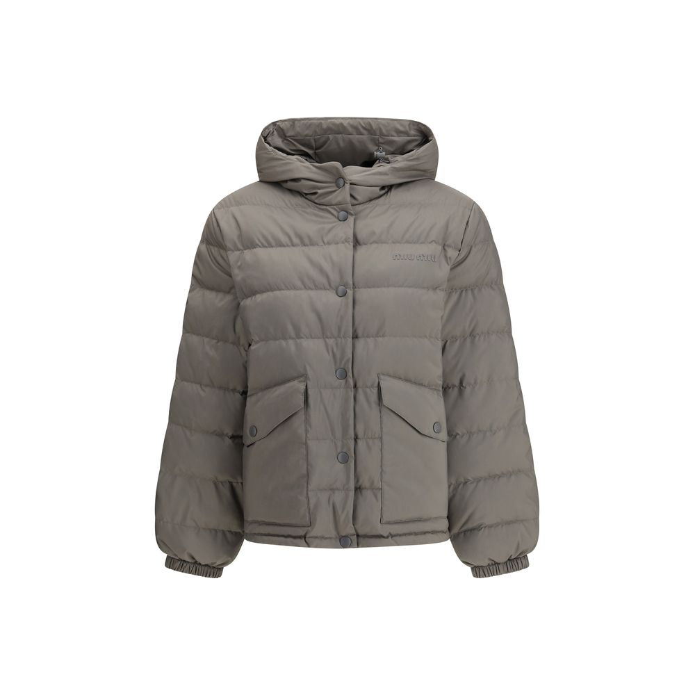 Miu Miu - The pongé tec Down Jacket