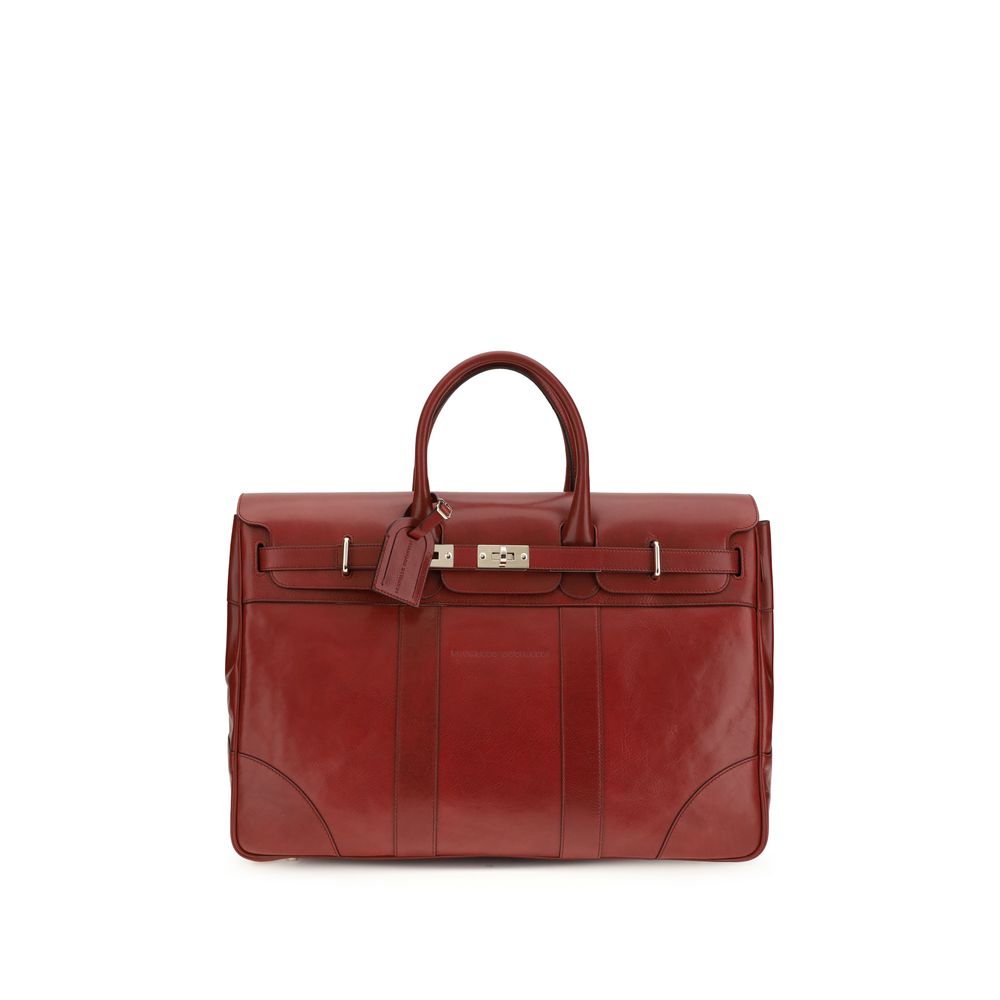 Brunello Cucinelli - The leather Country Travel Bag