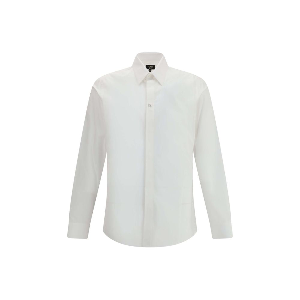 Fendi - White Cotton Dress Shirt