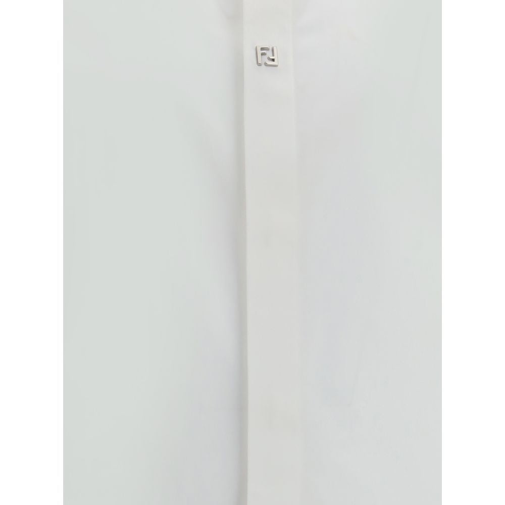 Fendi - White Cotton Dress Shirt