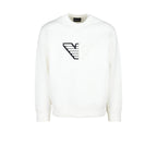 Emporio Armani - White Cotton Sweatshirt