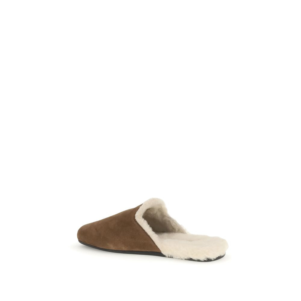 Prada - Suede Mules