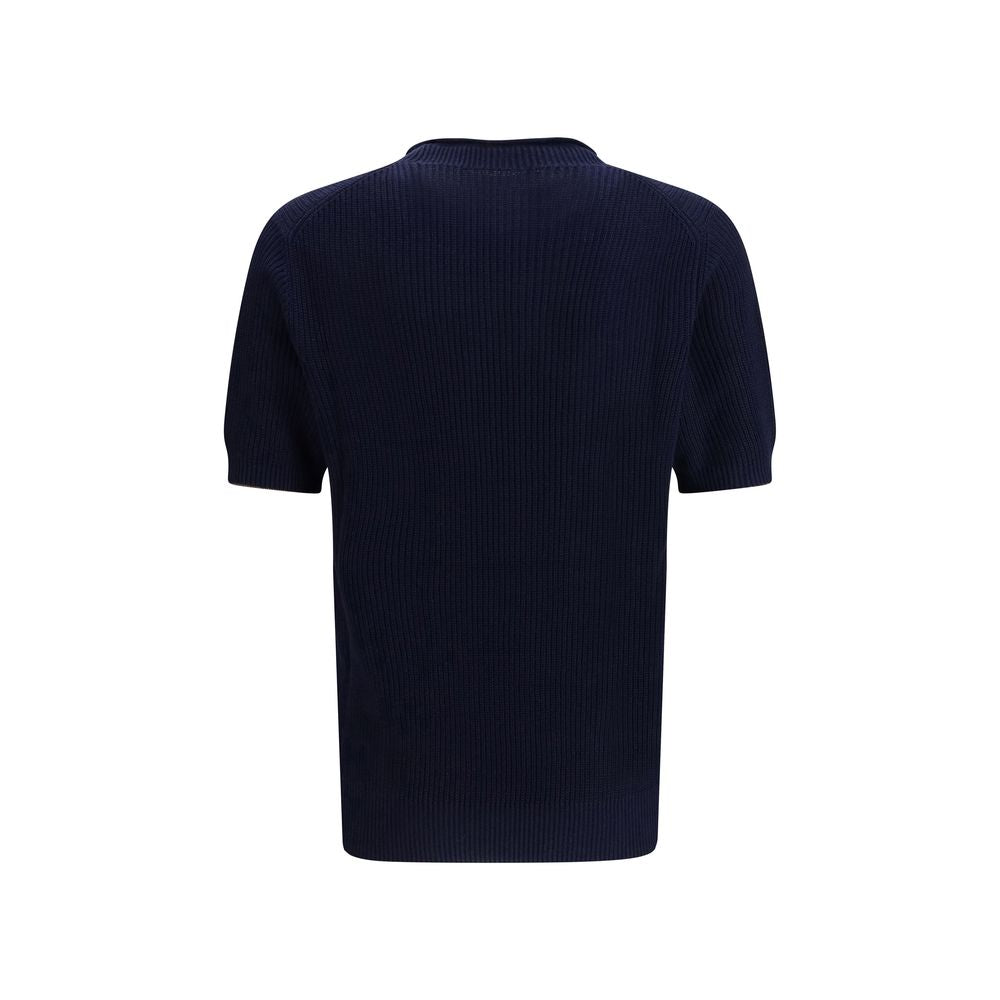 Brunello Cucinelli - Blue Linen T-Shirt
