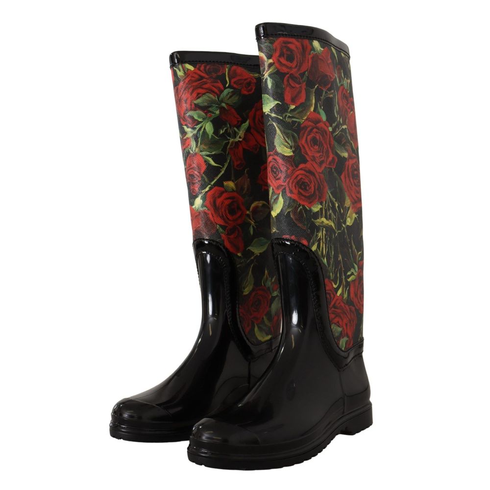 Dolce & Gabbana - Black Polyvinyl Rain Boots