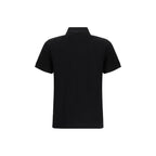 Fendi Black Cotton Polo Shirt