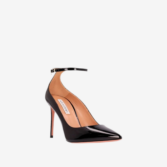 Aquazzura – Love Affair 85 Patent Leather Pumps