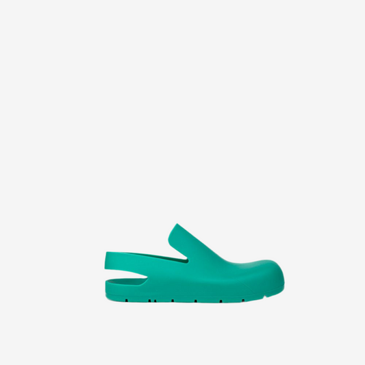 Bottega Veneta – Green Rubber Puddle Sandals