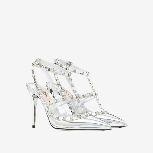 Valentino Garavani – Rockstud Patent Leather Pumps