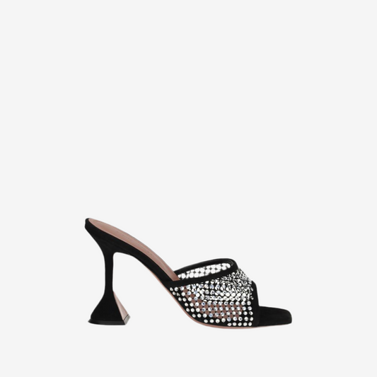 Amina Muaddi – Lupita Crystal Sandals