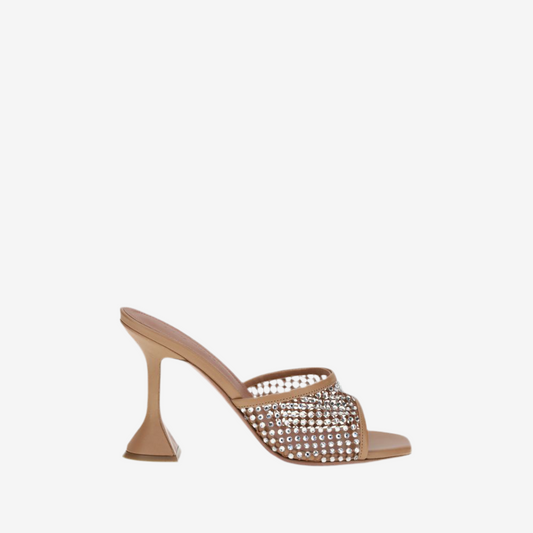 Amina Muaddi – Lupita Crystal Sandals