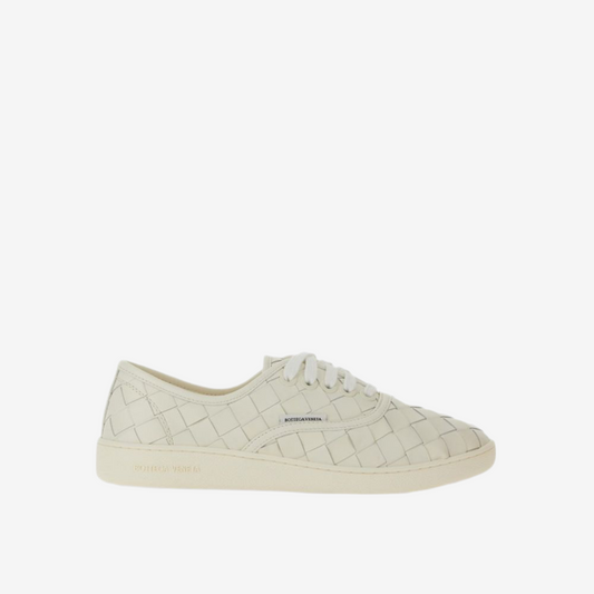 Bottega Veneta – Intrecciato Leather Lace-Up Sneakers