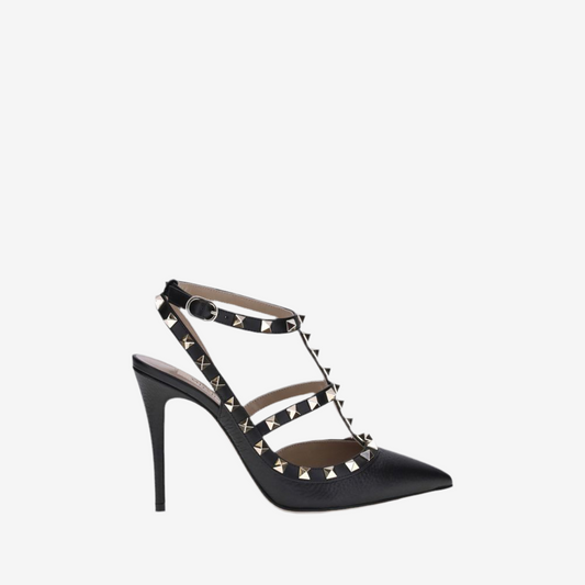 Valentino Garavani – Rockstud Leather Pumps Black