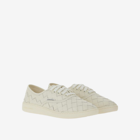 Bottega Veneta – Intrecciato Leather Lace-Up Sneakers