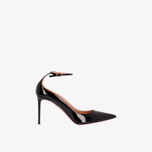 Aquazzura – Love Affair 85 Patent Leather Pumps