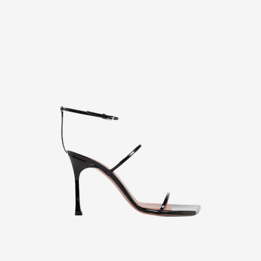 Amina Muaddi – Maya Patent Leather Sandals