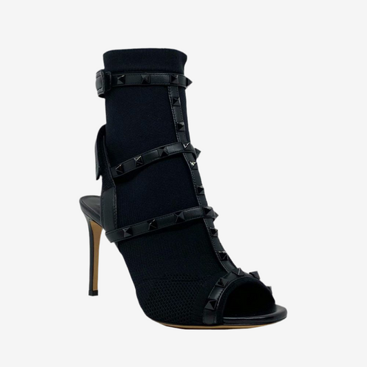Valentino Garavani – Rockstud Sock Heel Sandals